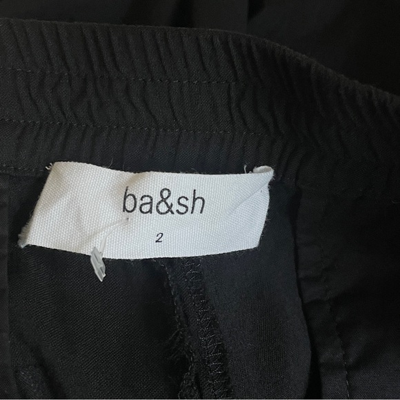 Ba&sh Elroy Black Jogger Trouser Pants Size 2 US 6 / Medium - Picture 9 of 11
